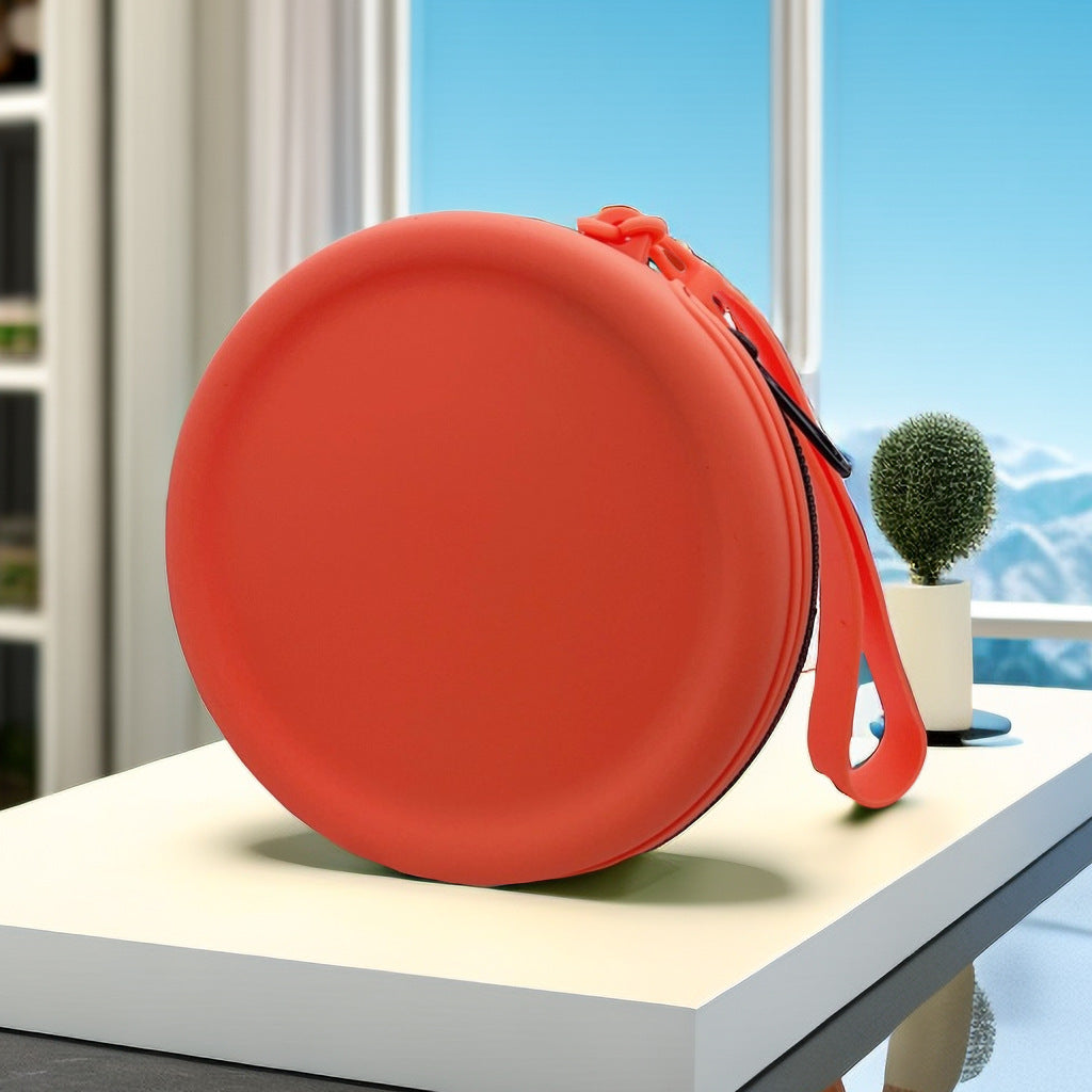 Innovative Adult Earphones Jewelry Simple Round Bags