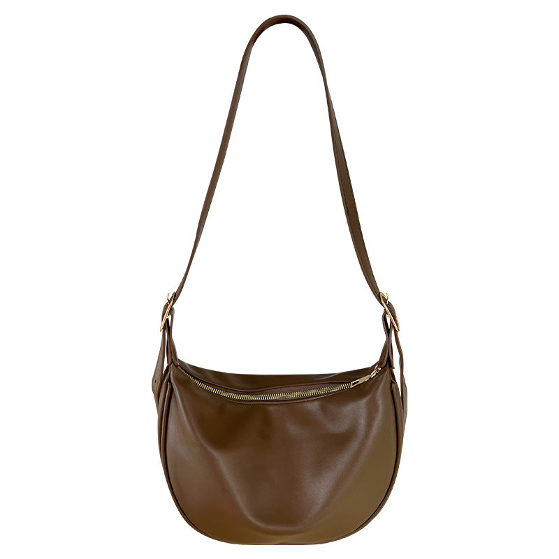 Women's Niche Fashion Black One Dumpling Crossbody Bags