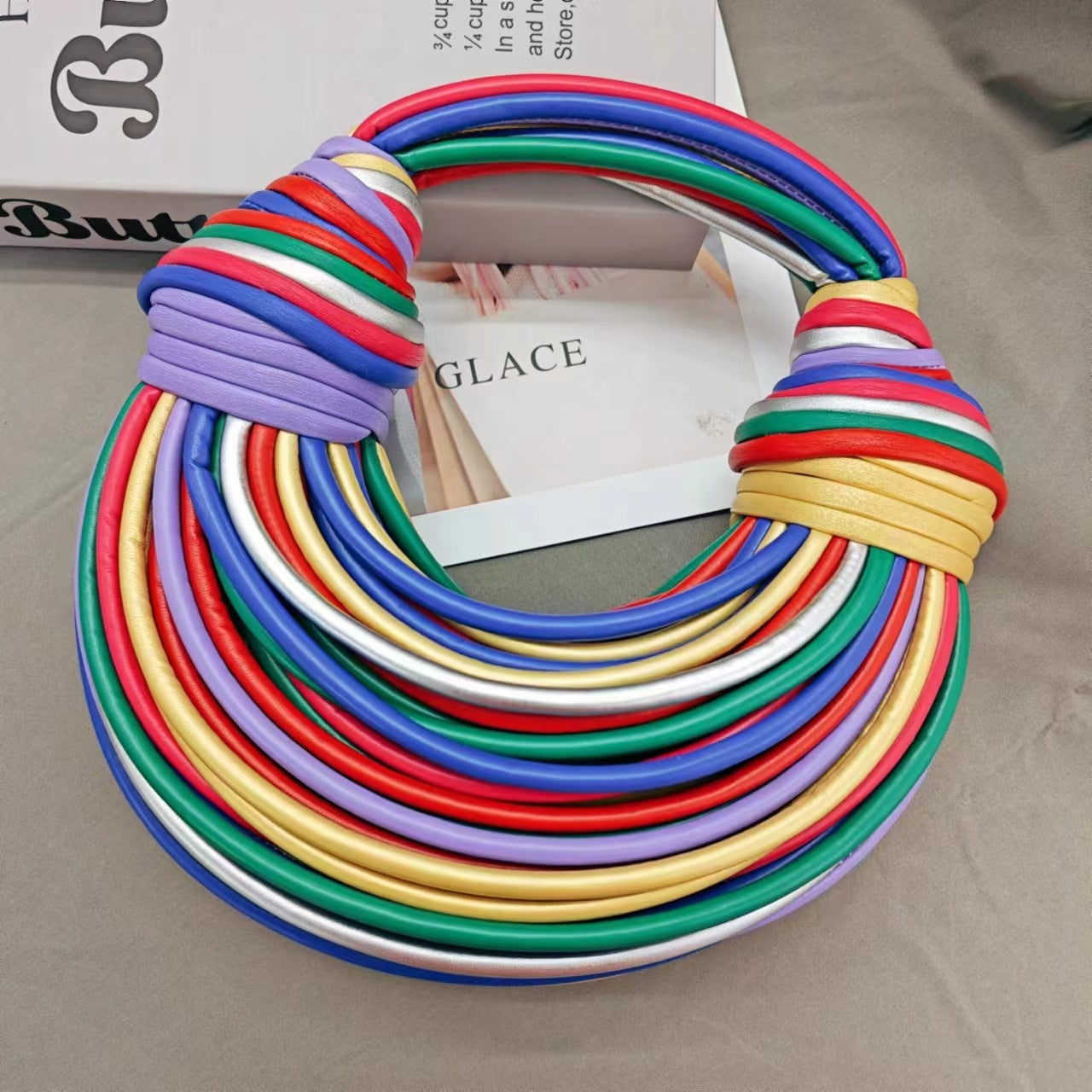 Women's High Sense Design Personality Woven Handbags