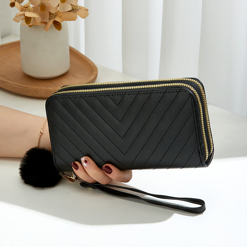 New Women's Stylish Good Texture Plush Ladies Wallet