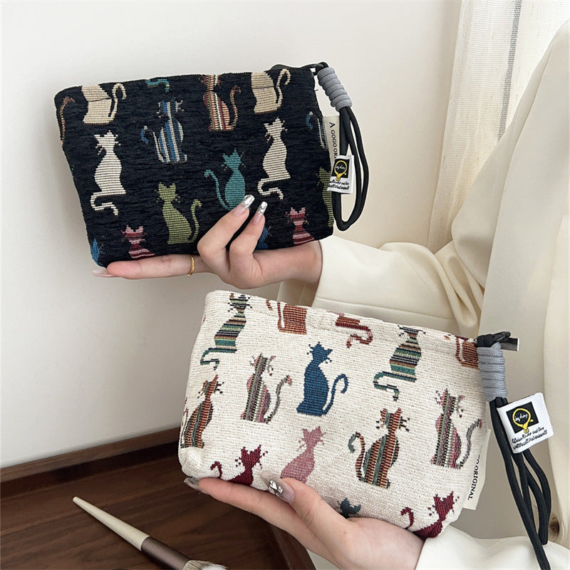Size Chenille Kitten Portable Sunglasses Passport Phone Bags