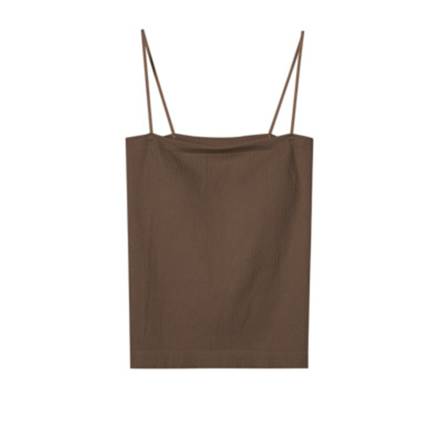 Women's Seamless Underwear Tube Top One-piece Solid Tanks Camis
