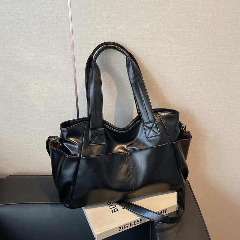 Lady Temperament Large Capacity Textured Fashion Women's Shoulder Bag