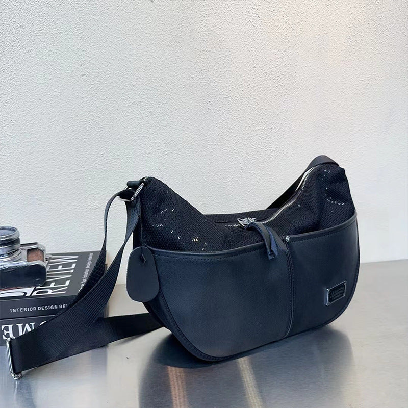 Women's Oxford Cloth Leather Large Capacity Fashion Women's Messenger Bag