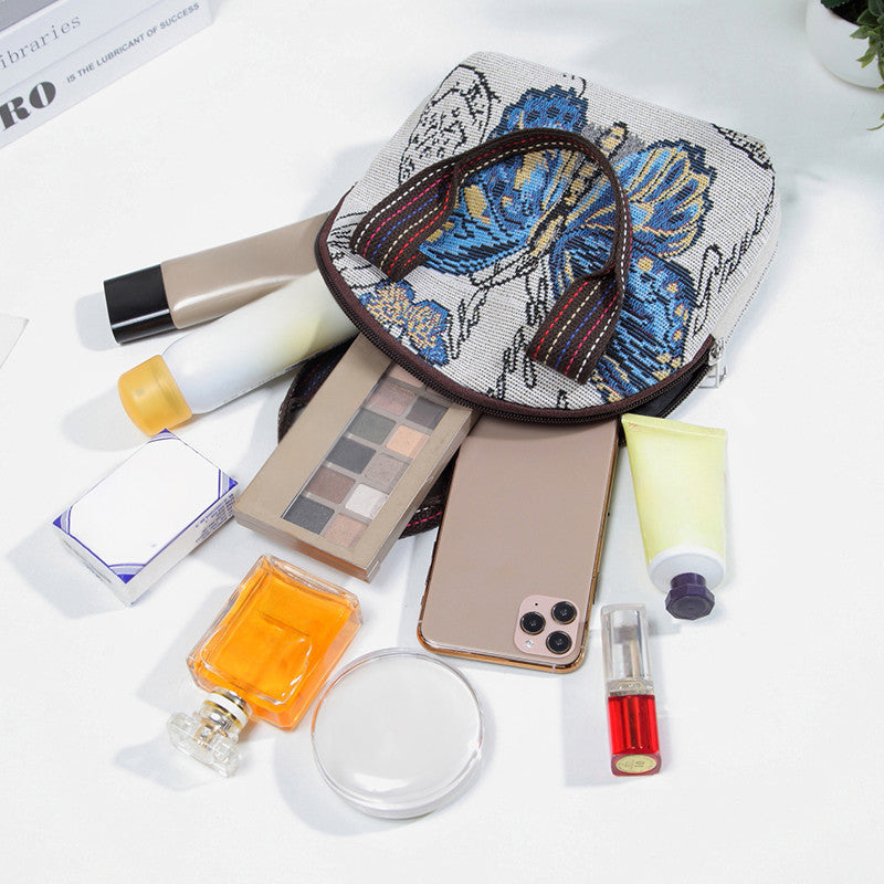 Women's Going Out To Vegetables Mummy Weaving Ethnic Style Handbags