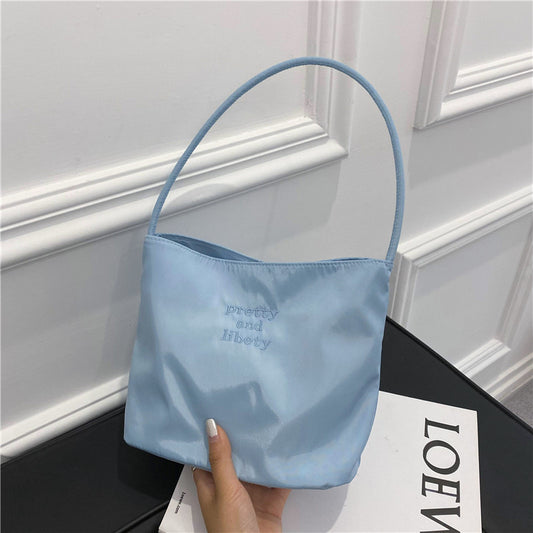 Beautiful Charming Women's Attractive Simple Nylon Armpit Bags