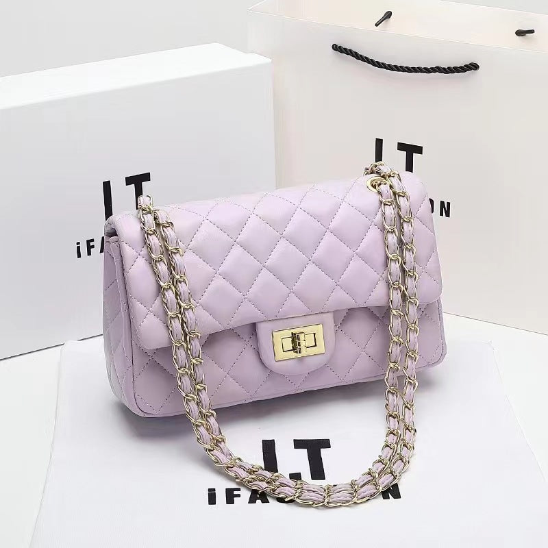 Women's Classic Style Rhombus Chain Fashion Crossbody Bags