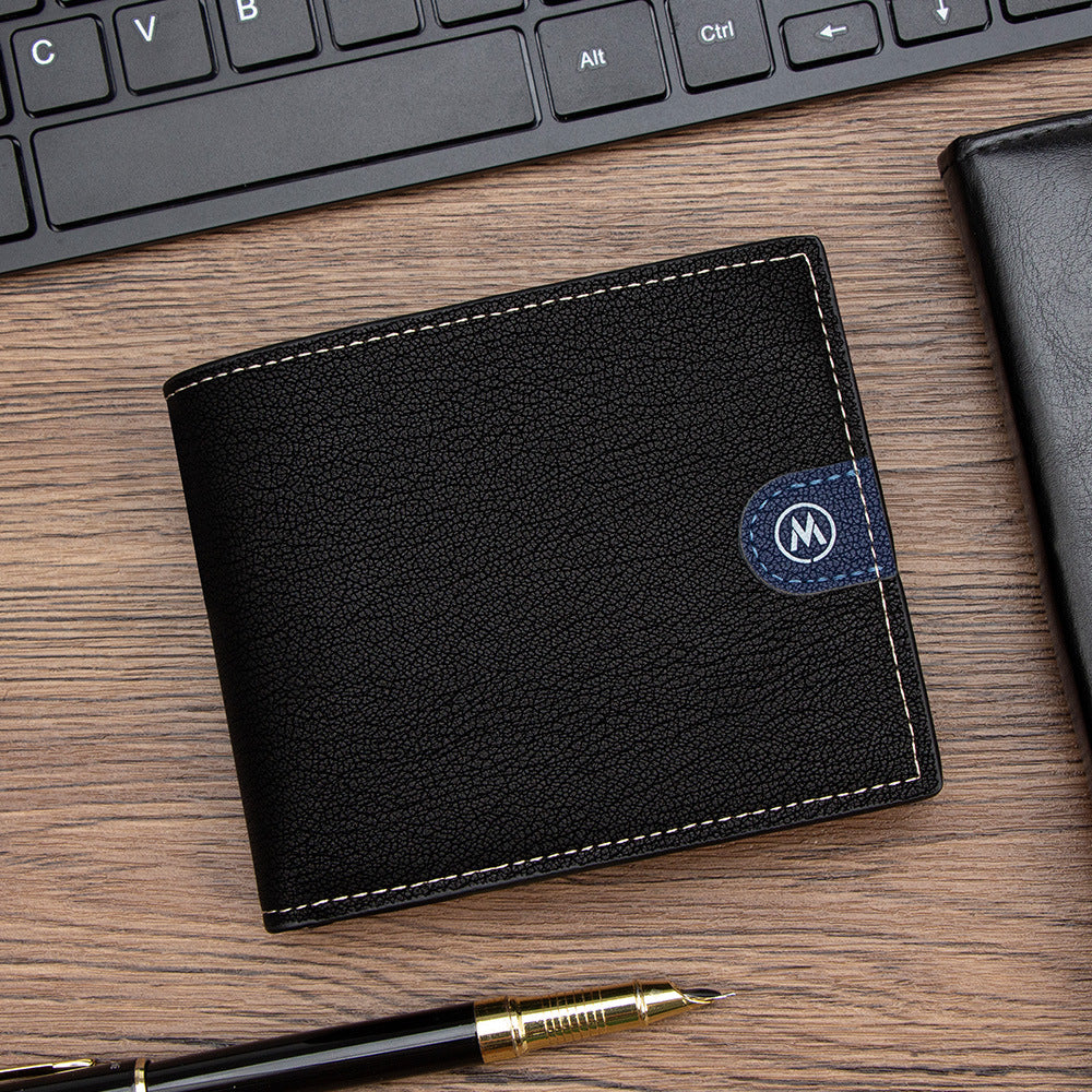 Men's Fashion Short Large Capacity Multiple Slots Pocket Men's Wallet