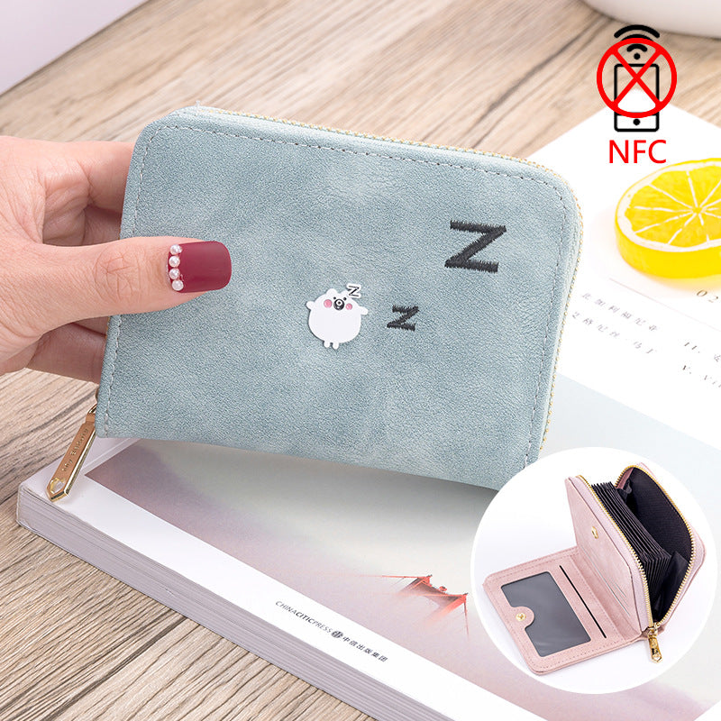 Female Short Versatile Korean Fashion Cute Fresh Card Holder