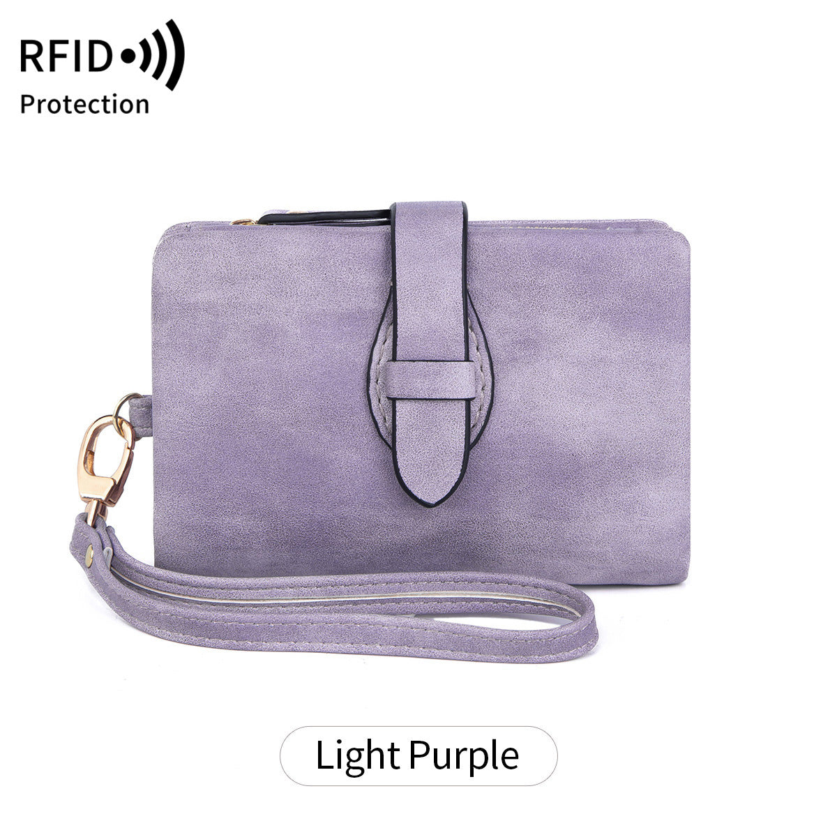 Women's Leather Solid Color Off Short Style Fashion Zipper Coin Purses
