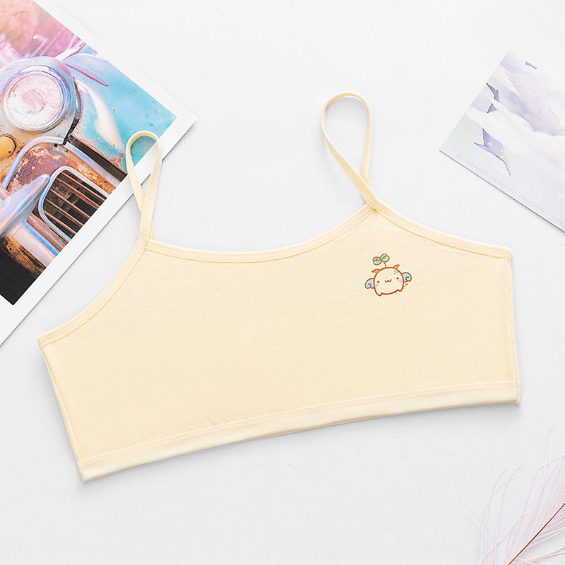 Cotton Development Period Vest Female Underwear Bras