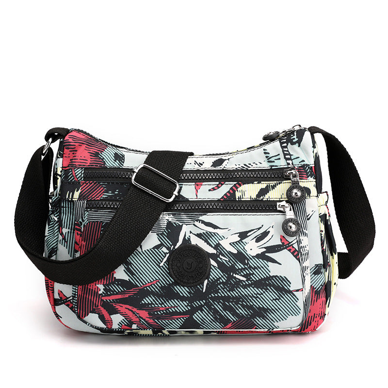 Printed Korean Style Fashionable Waterproof Simple Chic Large Women's Messenger Bag