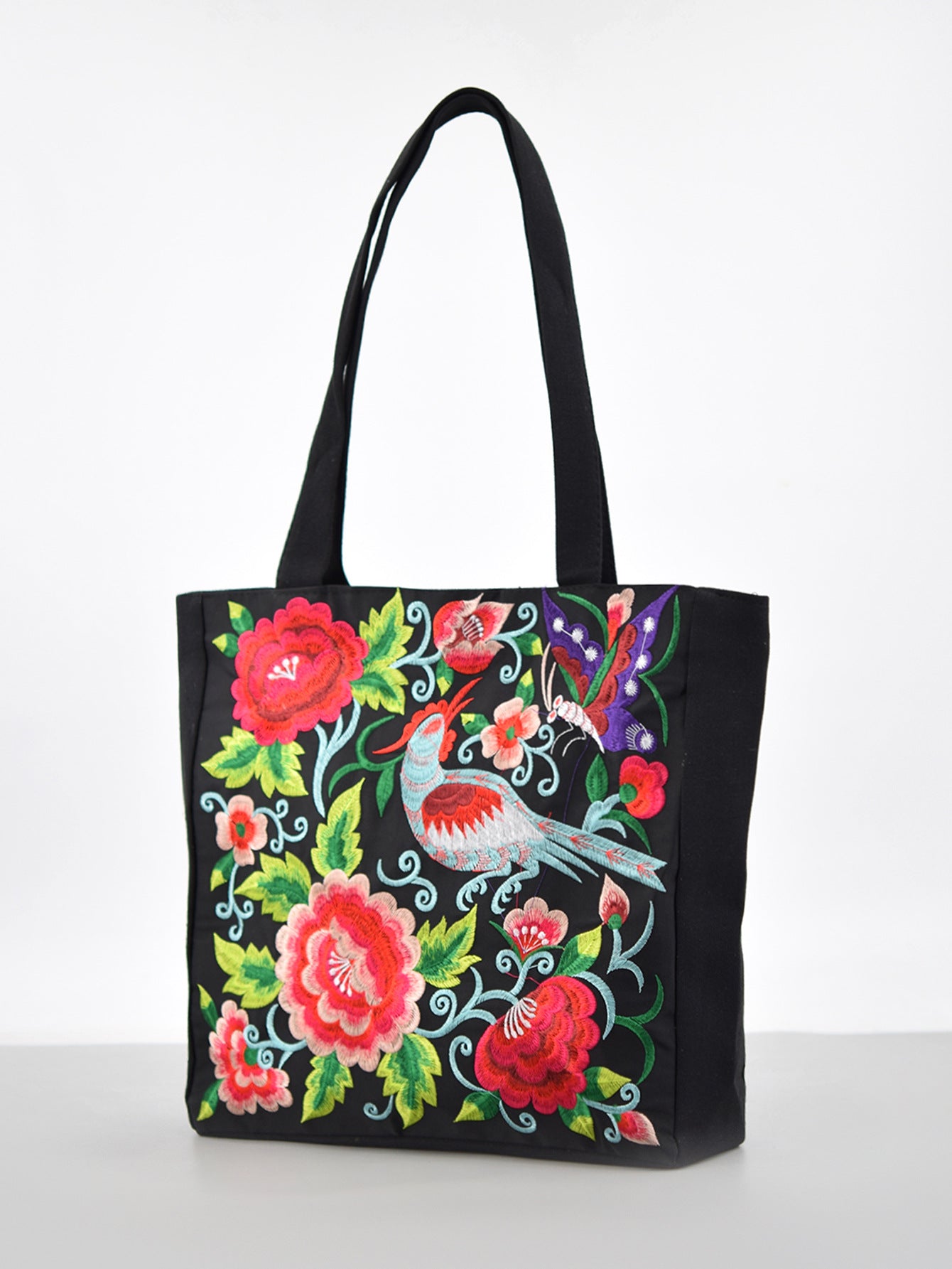 Women's Ethnic Style Embroidered Large Capacity Yunnan Canvas Bags