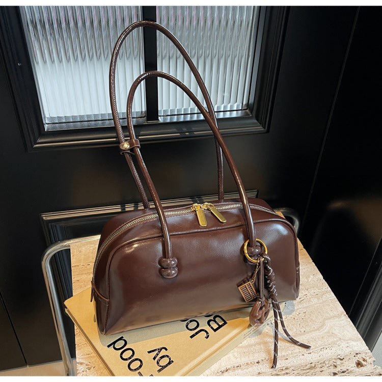 Women's Trendy Retro Large Capacity Pillow Commuter Portable Women's Shoulder Bag