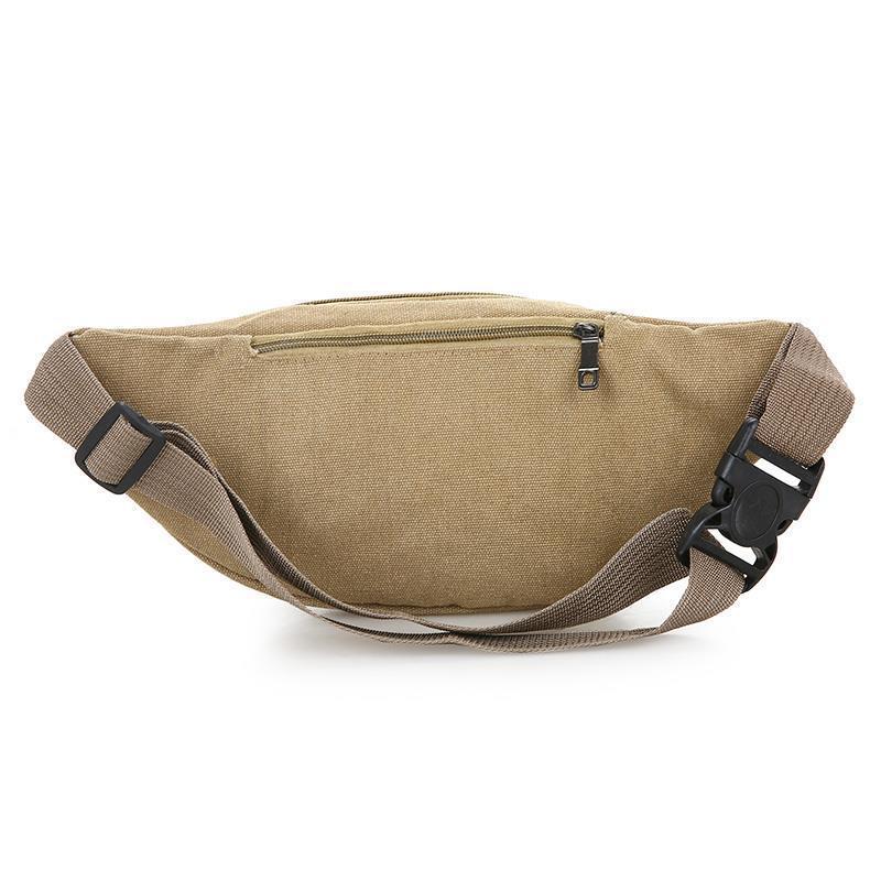Women's & Men's & Capacity Construction Site Work Canvas Men's Waist Packs