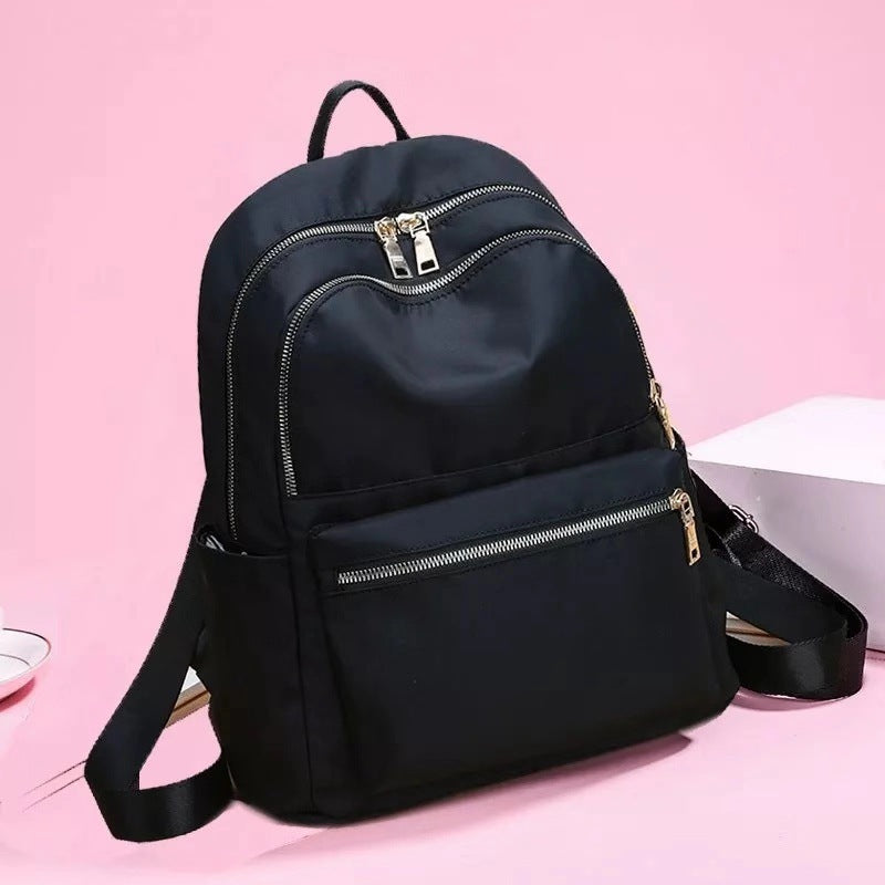 Korean High College Mori Fresh Contrast Backpacks