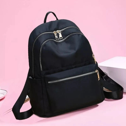 Korean High College Mori Fresh Contrast Backpacks