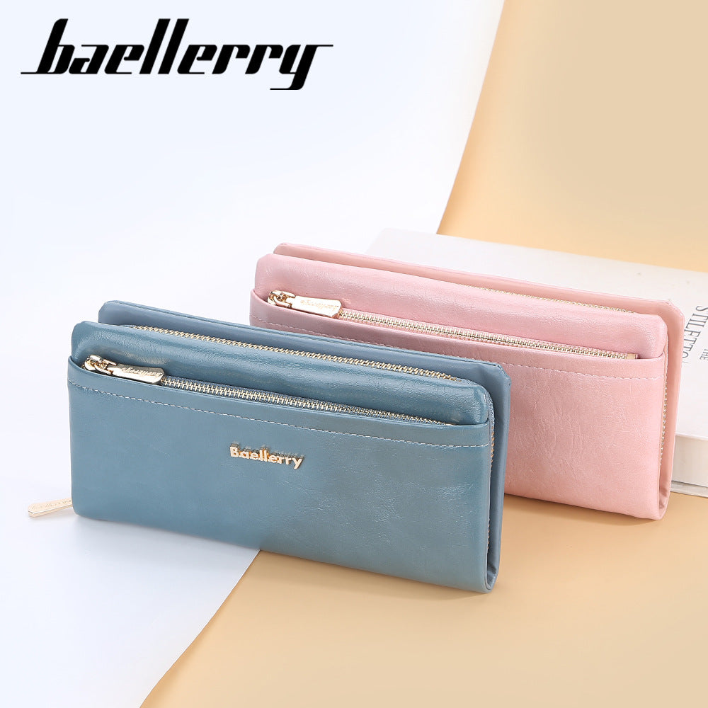 Women's Long Korean Clutch Fashionable Mobile Ladies Wallets