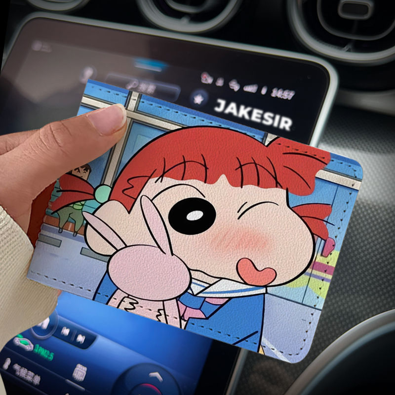 Crayon Driving License Protective Cover Motor Vehicle Card Holder