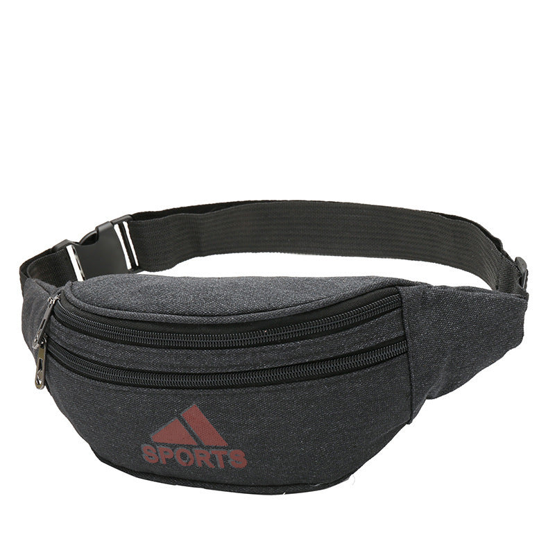 Women's & Men's & Canvas Fashion Large Capacity Storage Men's Waist Packs