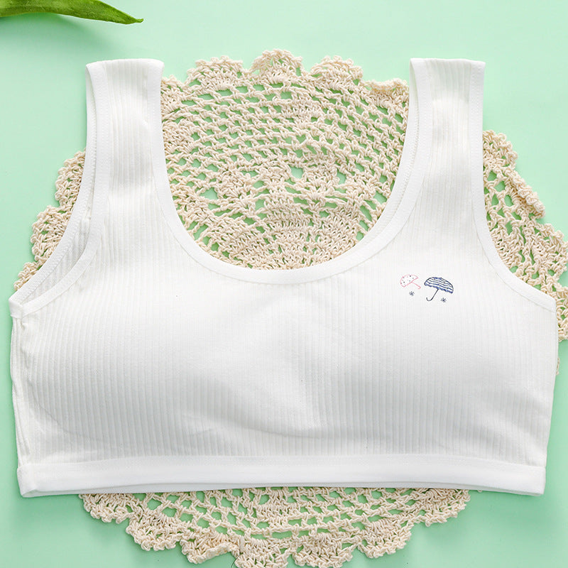 High School Underwear Vest Wrap Wireless Bras