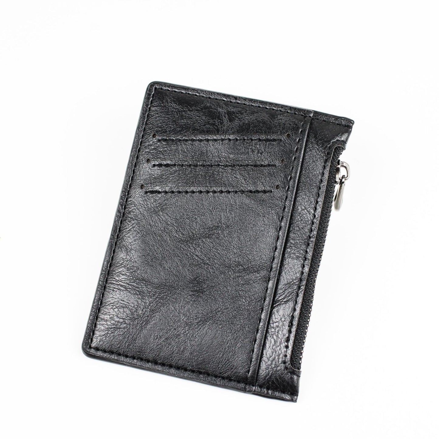 Large Capacity Multiple Slots Unisex Korean Genuine Card Holder