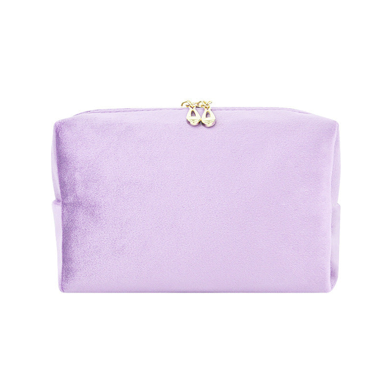 Fashion Veet Storage High-grade Portable Toiletry Good-looking Large Makeup Bag