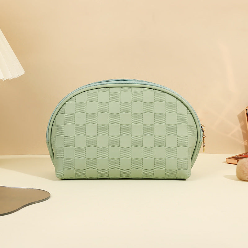Women's High-grade Chessboard Storage Waterproof Portable Makeup Bag
