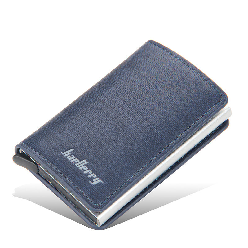 Women's & Men's & Neutral Metal Aluminum Automatic Pop-up Card Holder