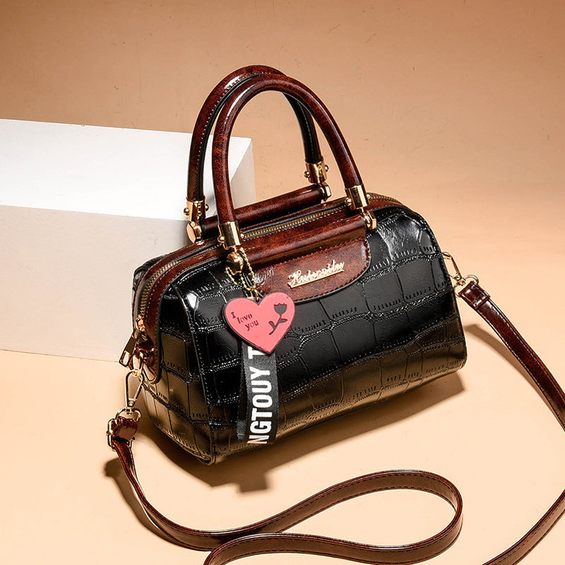 Women's For Retro Pillow Large Capacity Stone Handbags