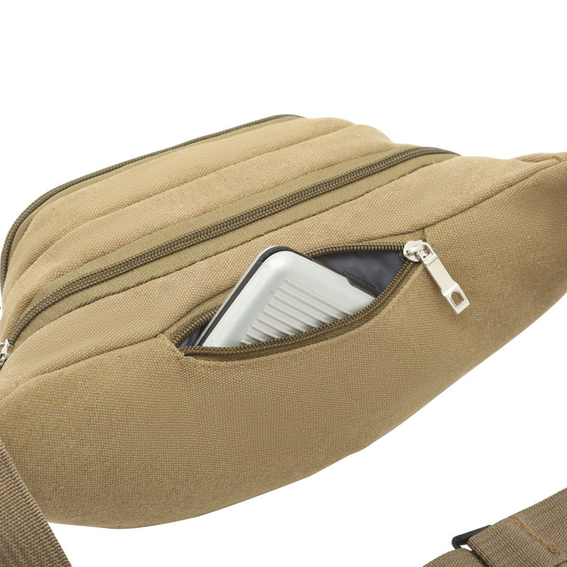 Women's & Men's & For Canvas Business Money Collection Large Men's Waist Packs
