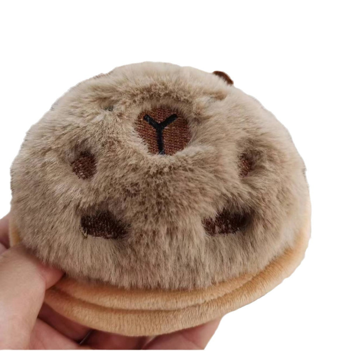 Cute Wallace Mini Little Beaver Ruby Pendant Cartoon Plush Coin Purses