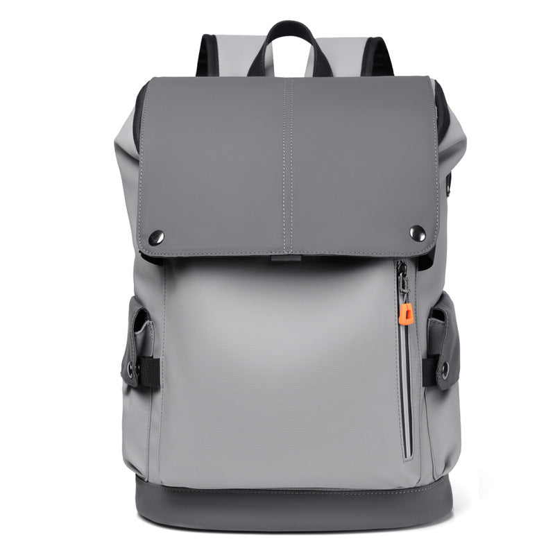 Men's Leather Trendy Large Capacity Tooling Function Backpacks