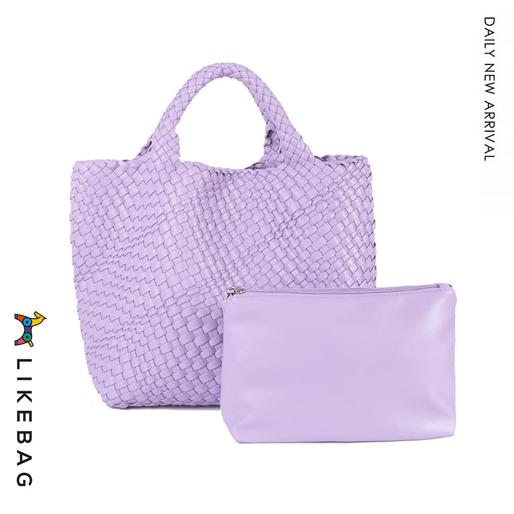 Women's Handmade Woven Fashion Large Capacity Totes Women's Shoulder Bag