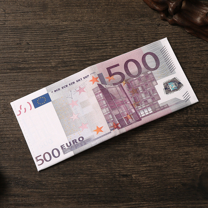 Men's Creative Dollar Printing Various Countries Pattern Men's Wallet
