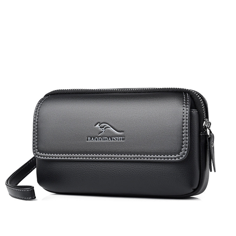 Men's Kangaroo Wear Large Capacity Human Handbags