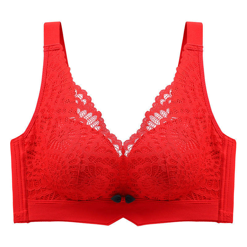 Women's Lace Underwear Small Chest Push Up Breathable Breast Bras