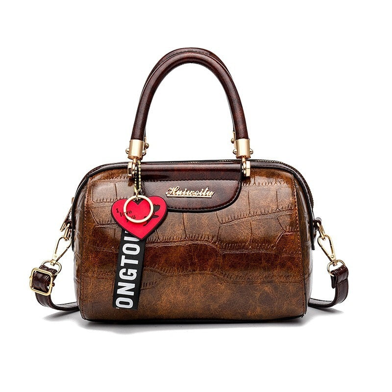 Women's For Retro Pillow Large Capacity Stone Handbags
