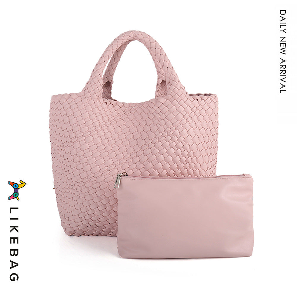 Women's Handmade Woven Fashion Large Capacity Totes Women's Shoulder Bag