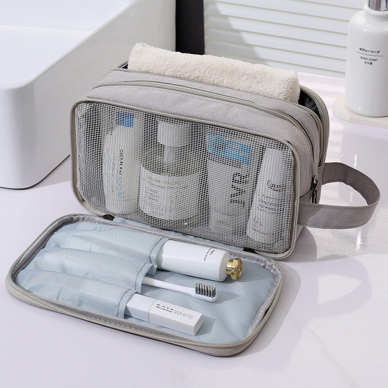 Silent Wind Portable Wet Dry Wash Cosmetic Bags
