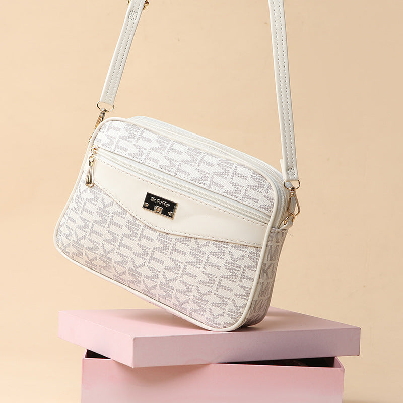 Women's Printed Letter Fashion Large Capacity Women's Messenger Bag
