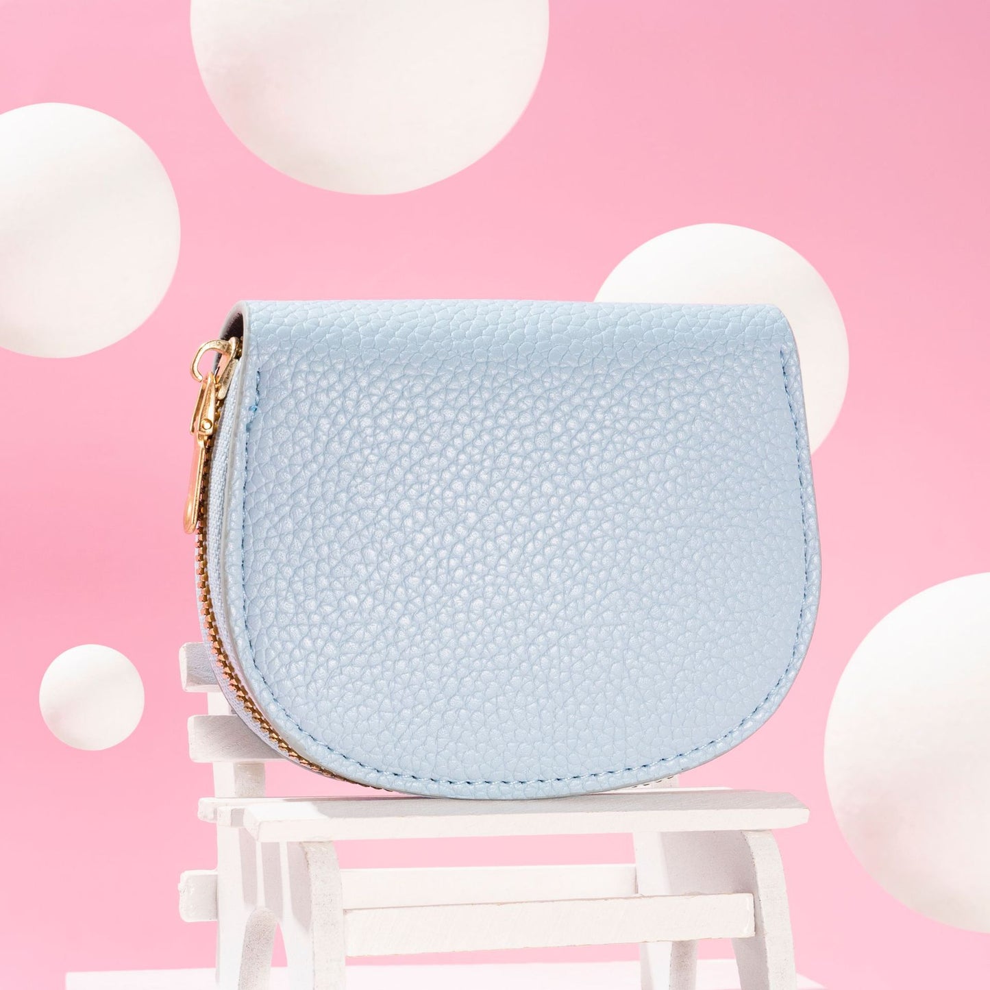 Style Fresh Shell Semicircle Expanding Multiple Card Holder