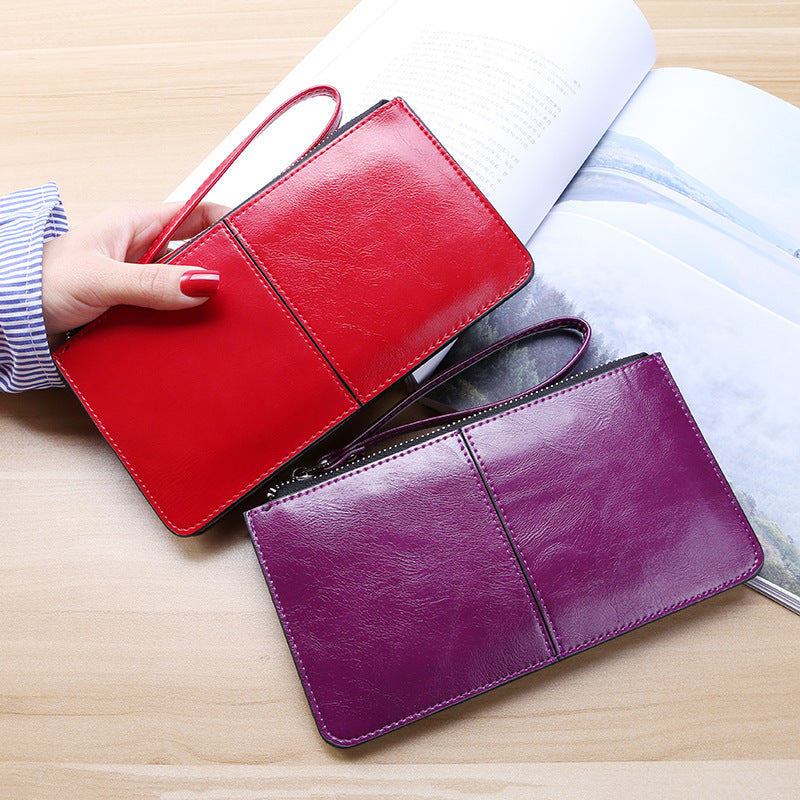 Women's Long Clutch Multiple Slots Large Capacity Ladies Wallet