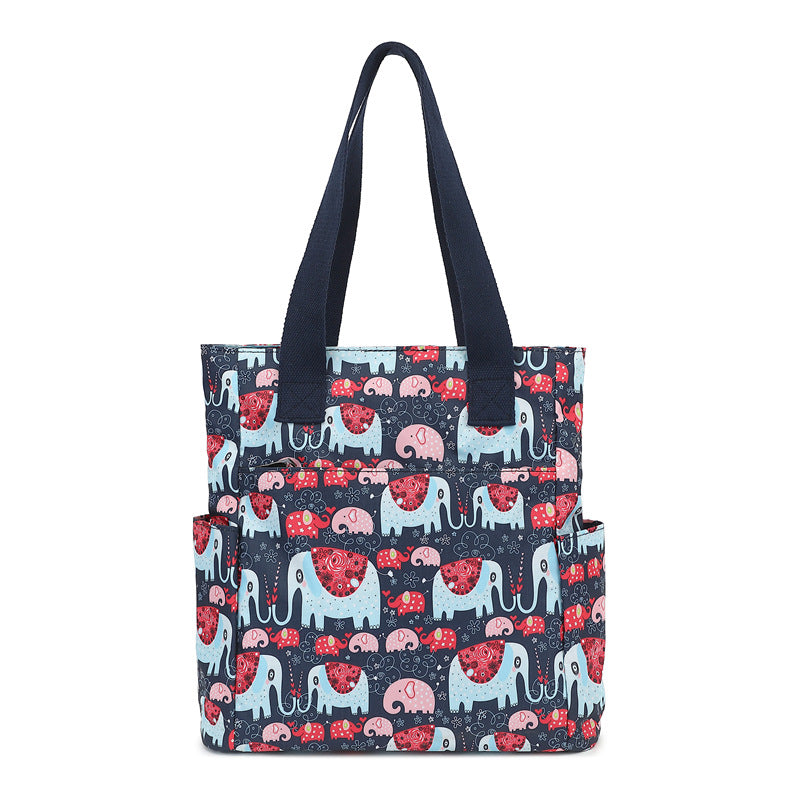 Mummy Portable Shopping Waterproof Printing Buggy Mother Women's Shoulder Bag