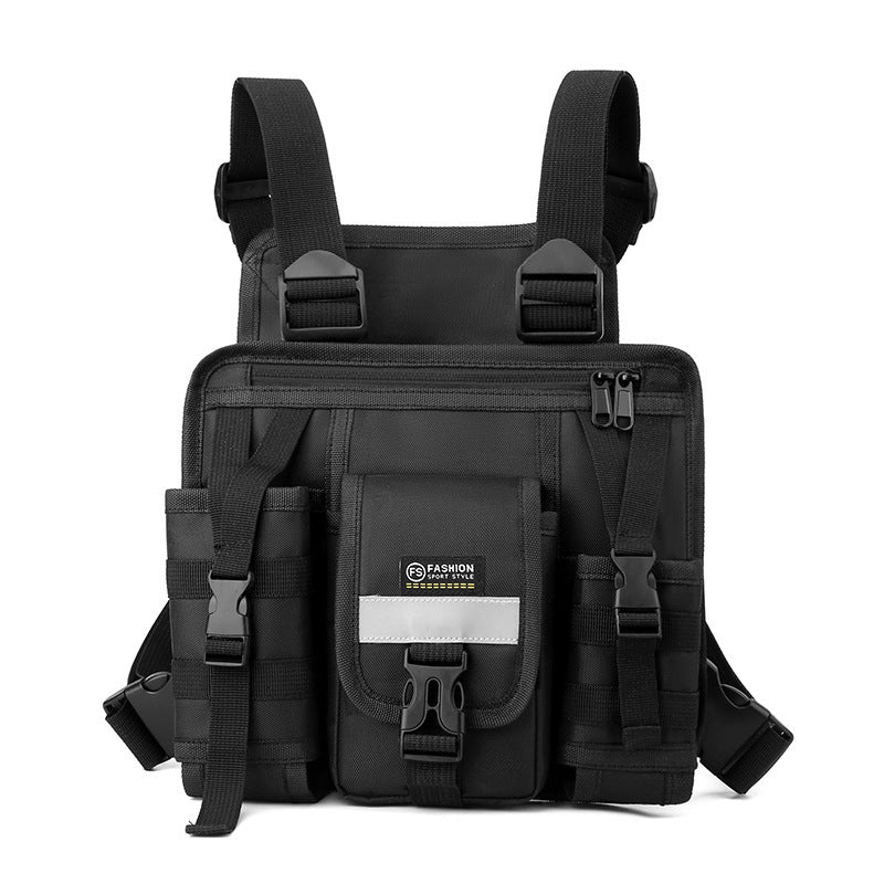 Function Trend Stylish Versatile Leisure Working Men's Chest Bags