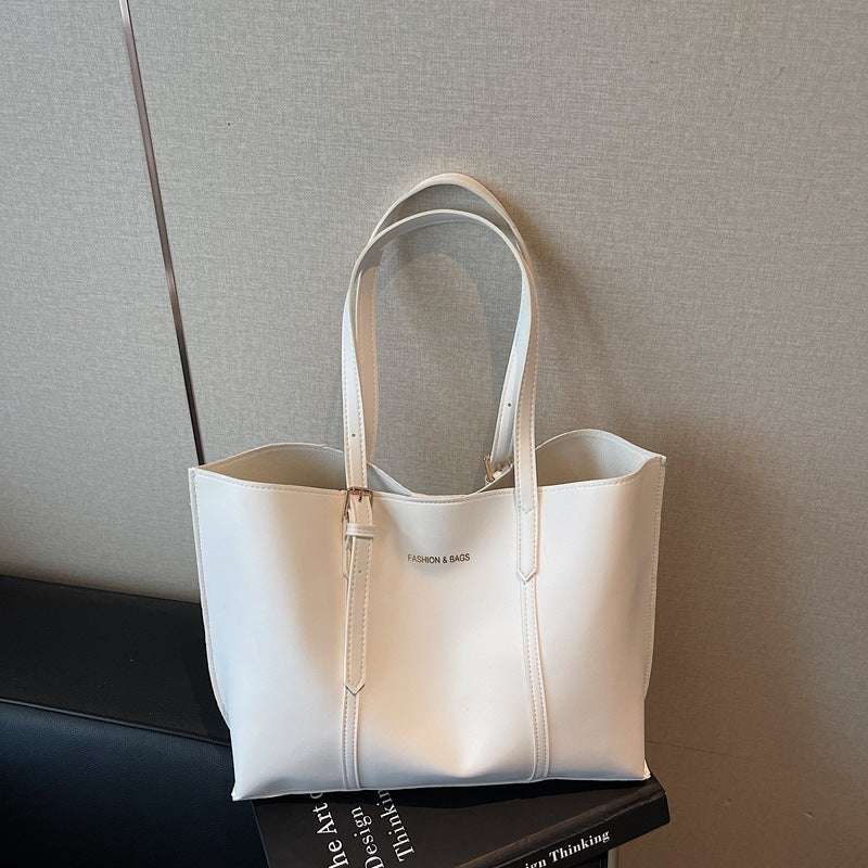 Korean Style Fashionable Simple Large Capacity Women's Shoulder Bag