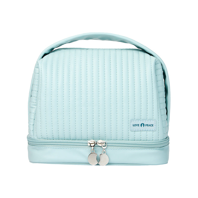 Toast Cake Candy Color Dry Wet Separation Wash Cosmetic Bags