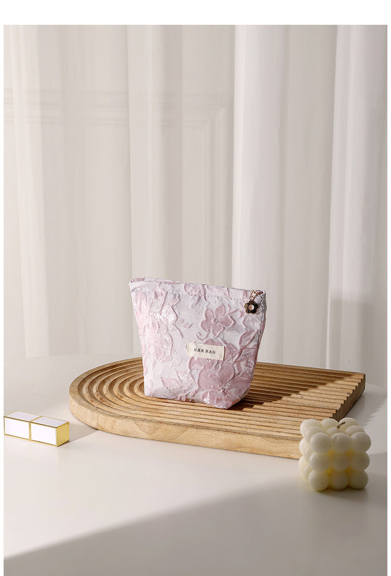 Sweet Potato Flower Yarn-dyed Portable Clutch Bags