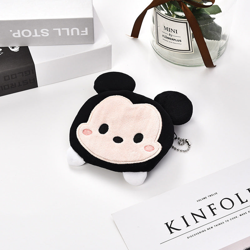 Cartoon Mini Plush Creative Cute Earphone Coin Purses
