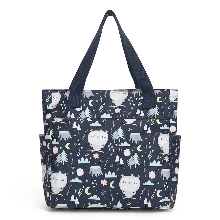 Mummy Portable Shopping Waterproof Printing Buggy Mother Women's Shoulder Bag